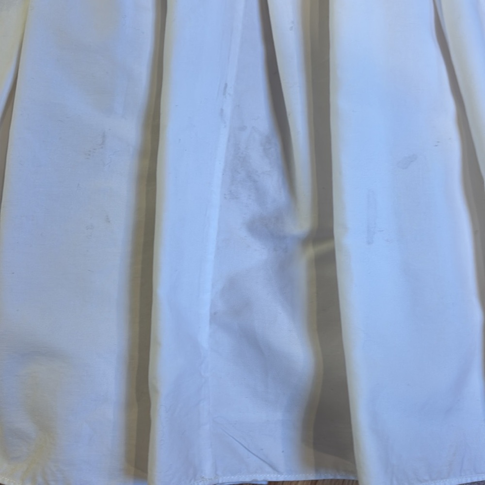KHAITE Tracy Crystal Embellished Mini Ruched Cotton Dress In White - Picture 11 of 14